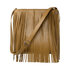Large Leather Crossbody Bag with Fringe.