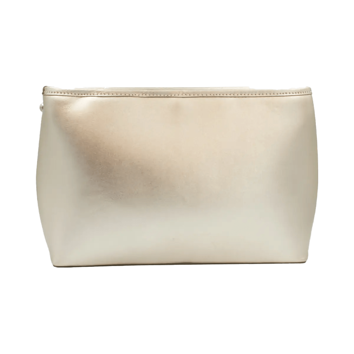 Small Leather Shoulder Bag With Metal Accent