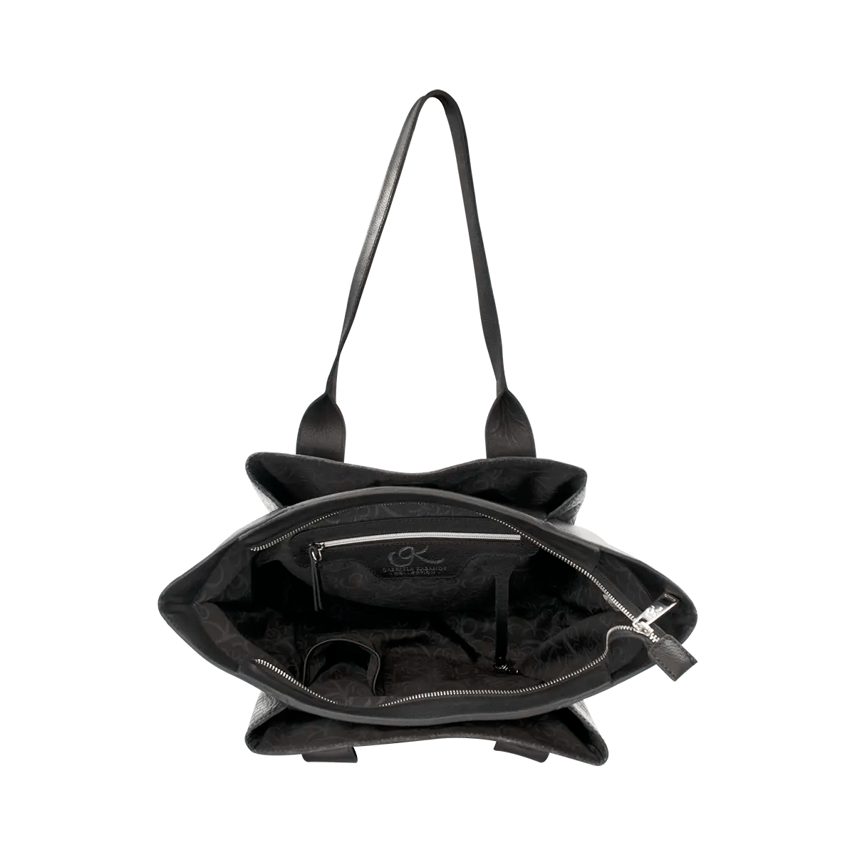 Leather Tote style Handbag with Fully Organized Interior