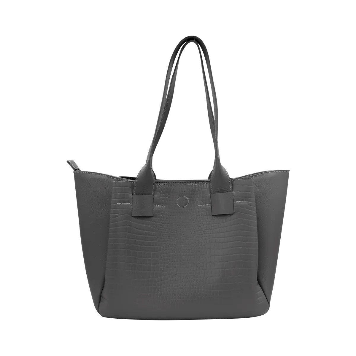 Leather Tote style Handbag with Fully Organized Interior