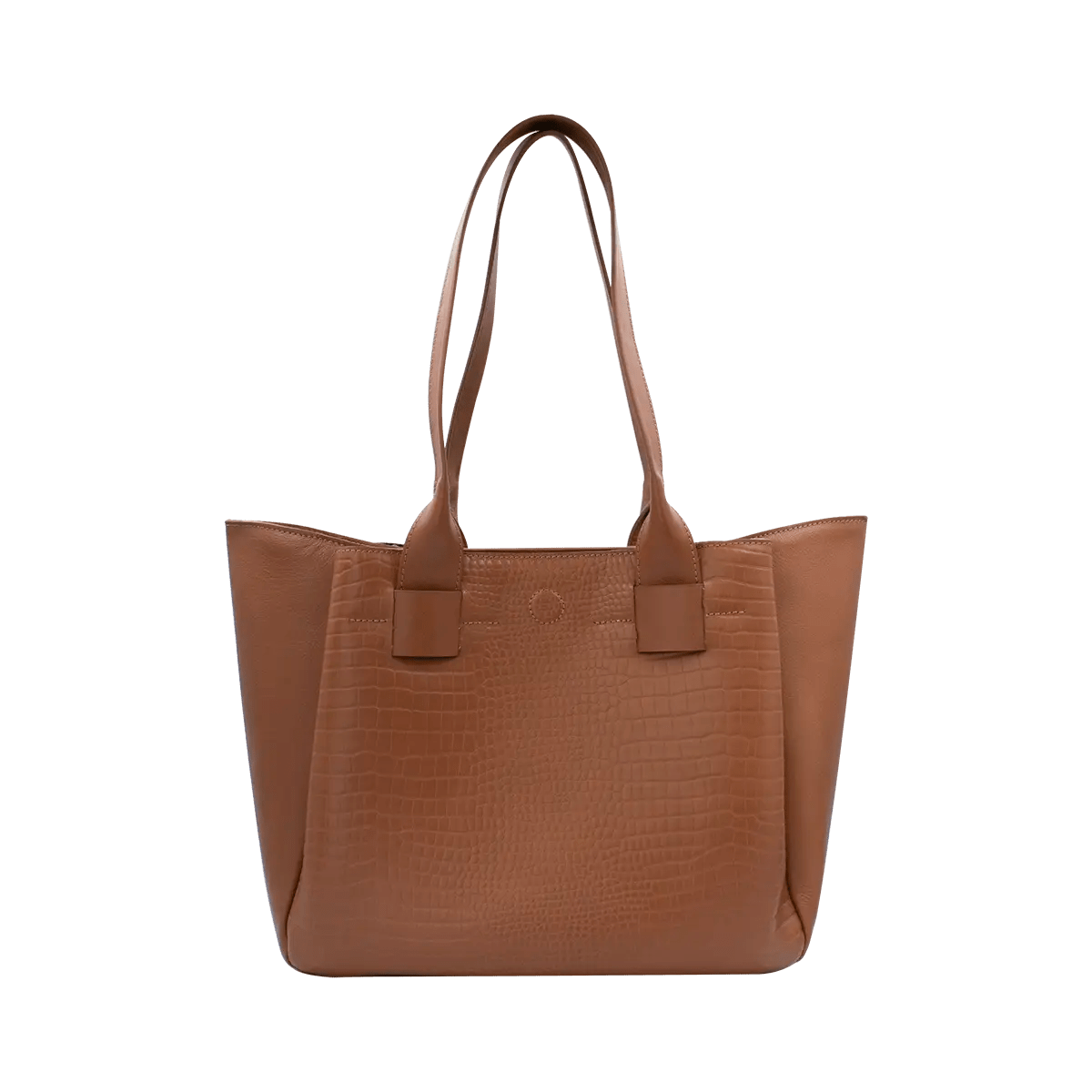 Leather Tote style Handbag with Fully Organized Interior