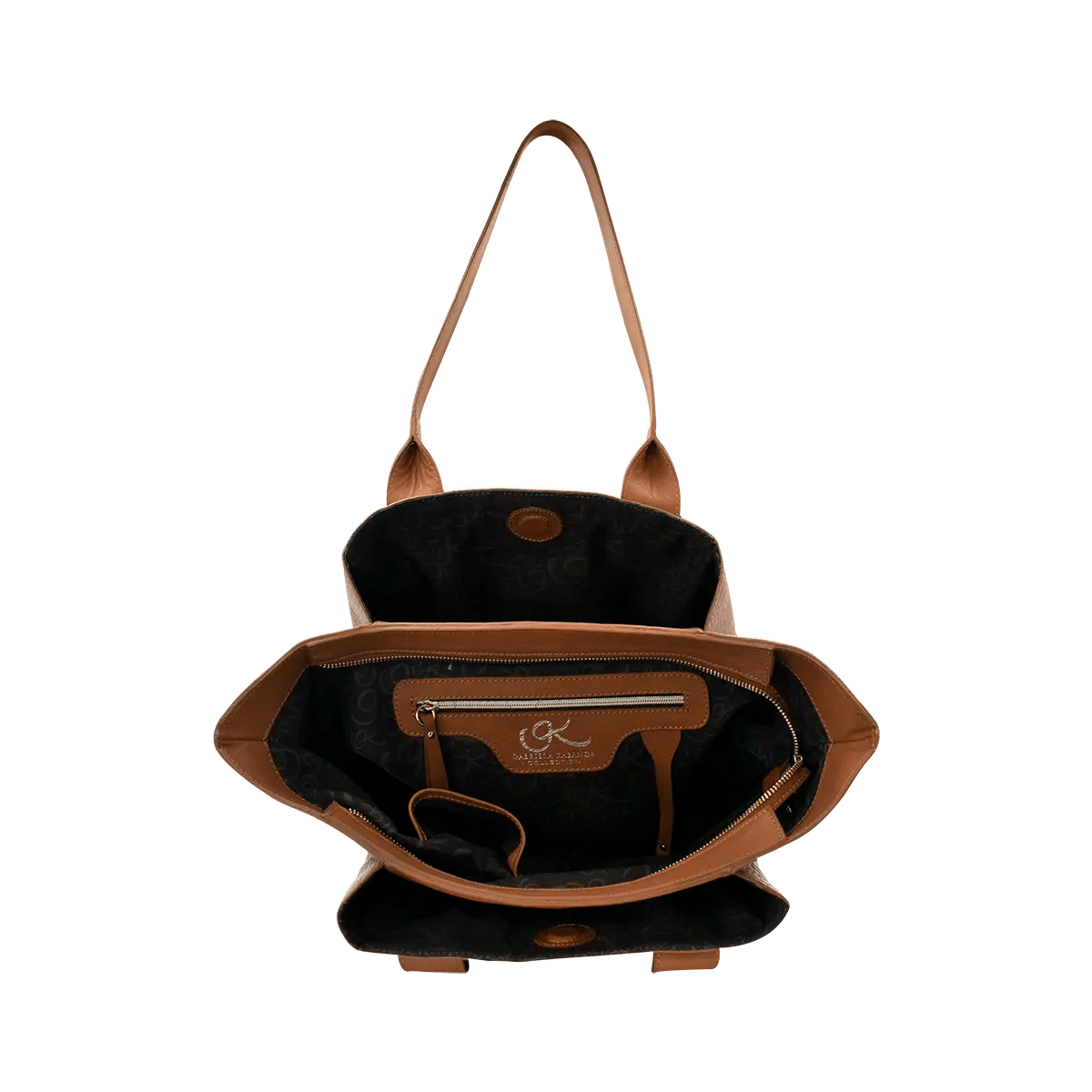 Leather Tote style Handbag with Fully Organized Interior