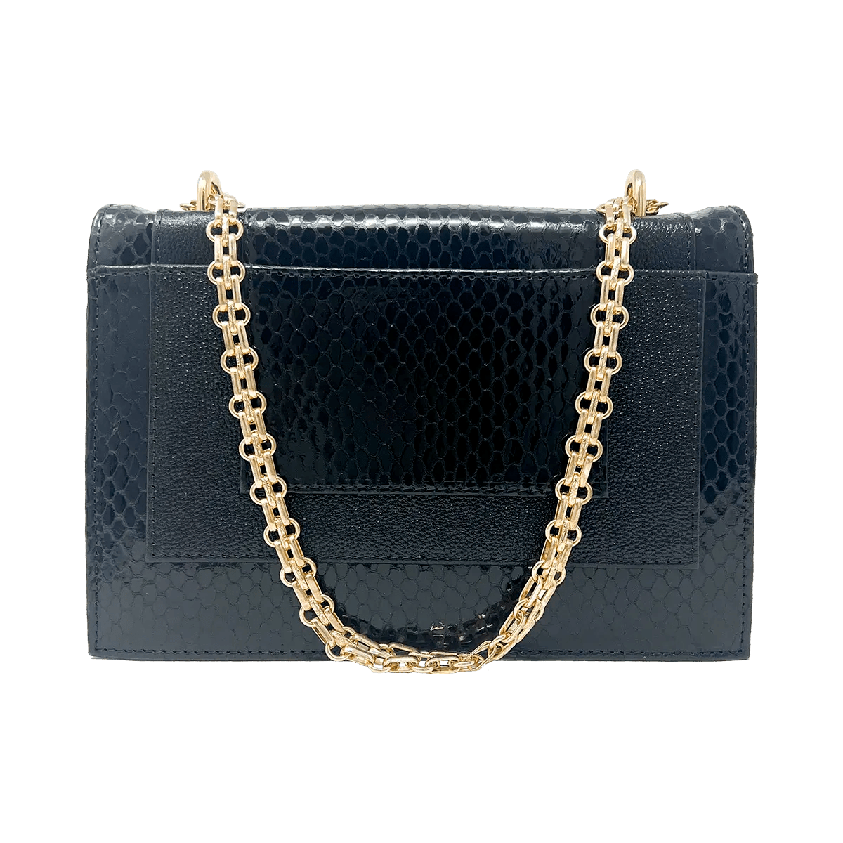 Leather Chain Strap Crossbody Bag for Women