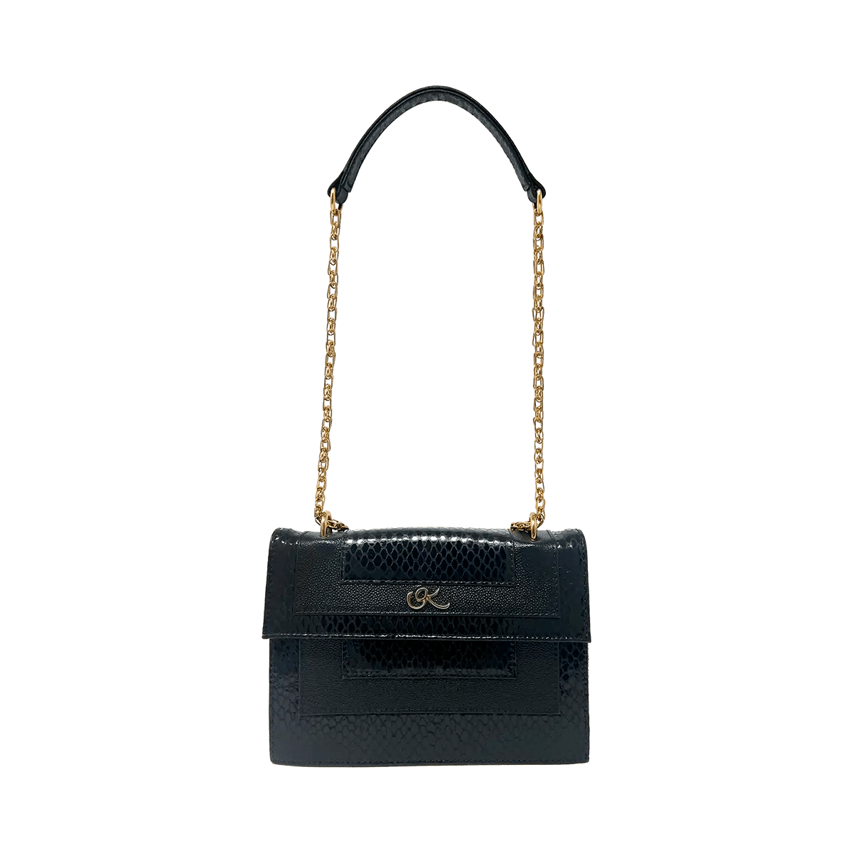 Leather Chain Strap Crossbody Bag for Women