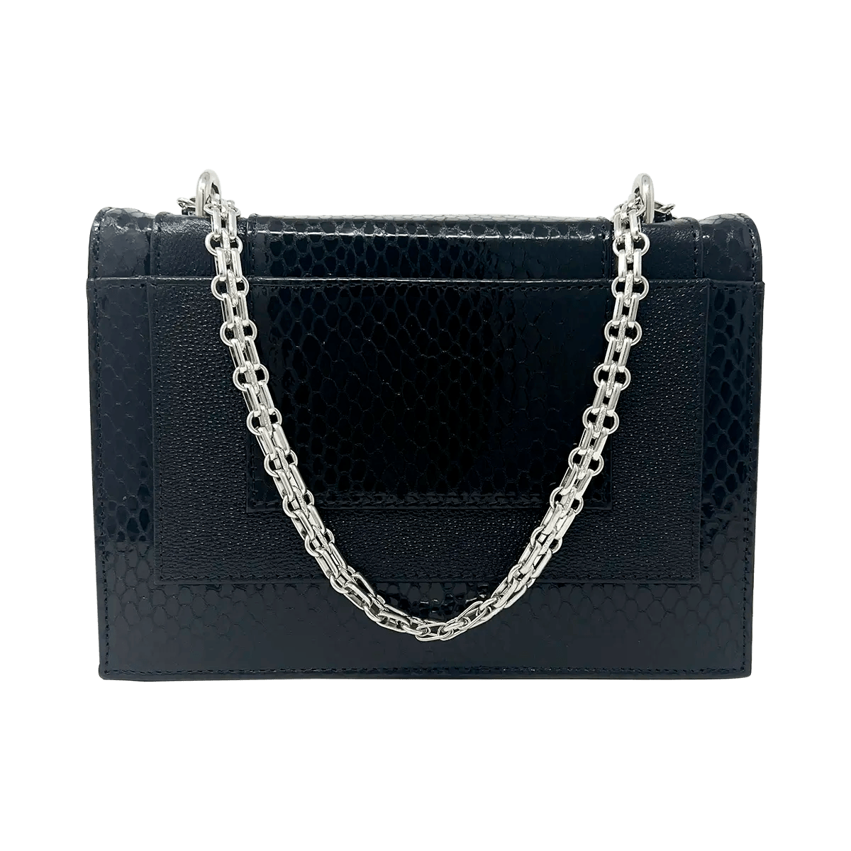 Leather Chain Strap Crossbody Bag for Women