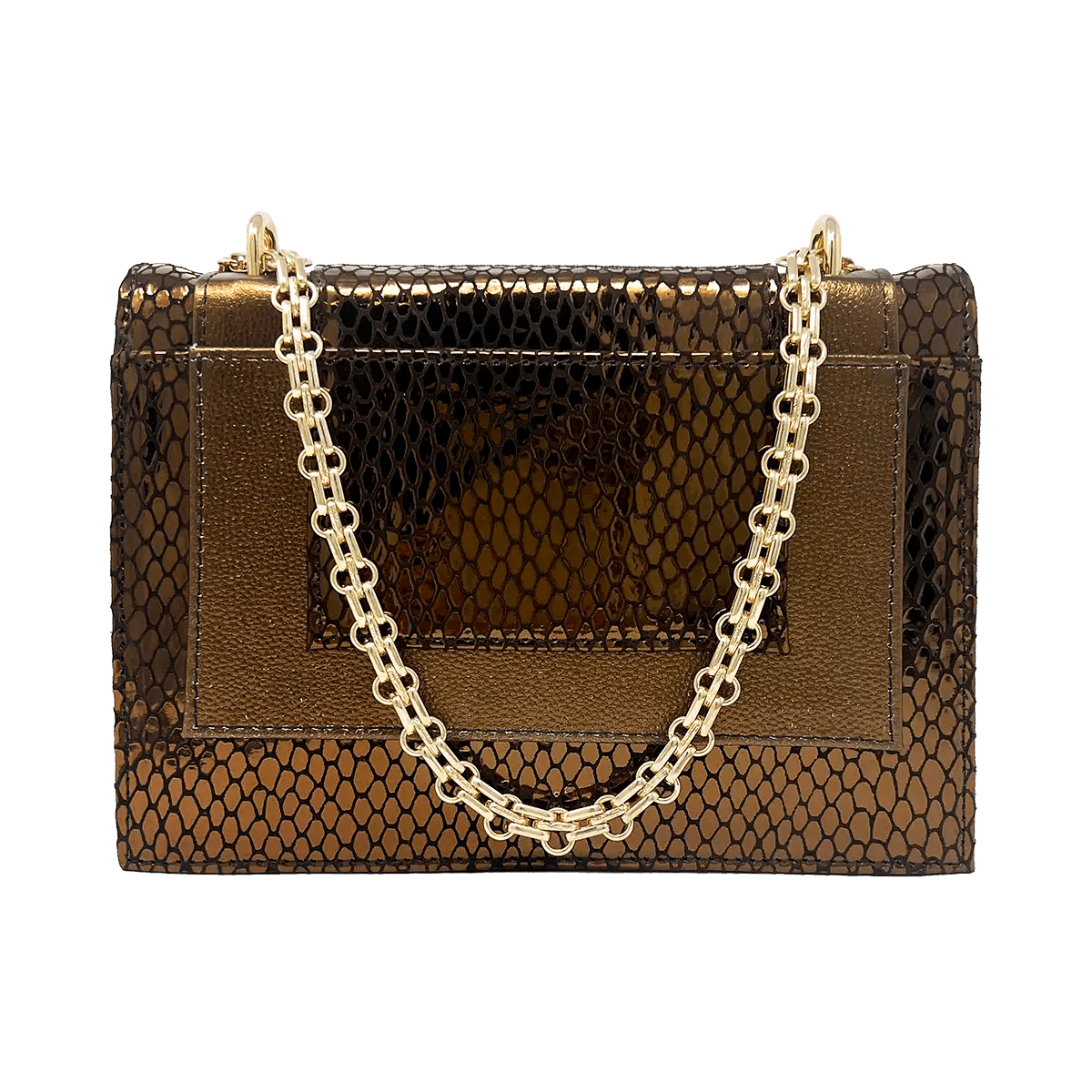 Leather Chain Strap Crossbody Bag for Women