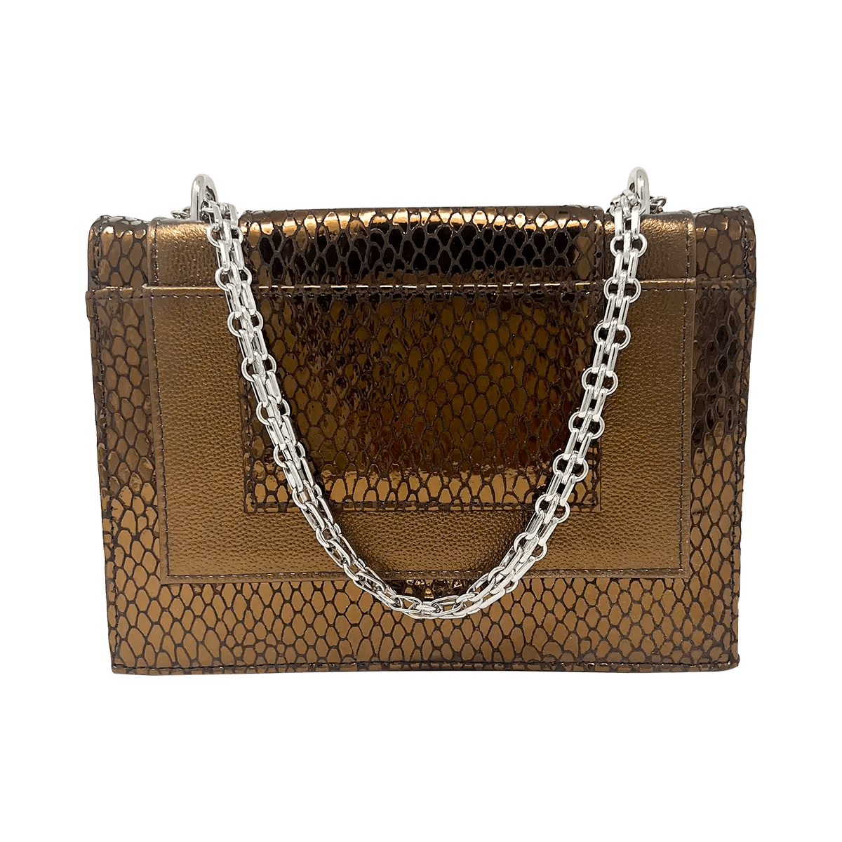 Leather Chain Strap Crossbody Bag for Women