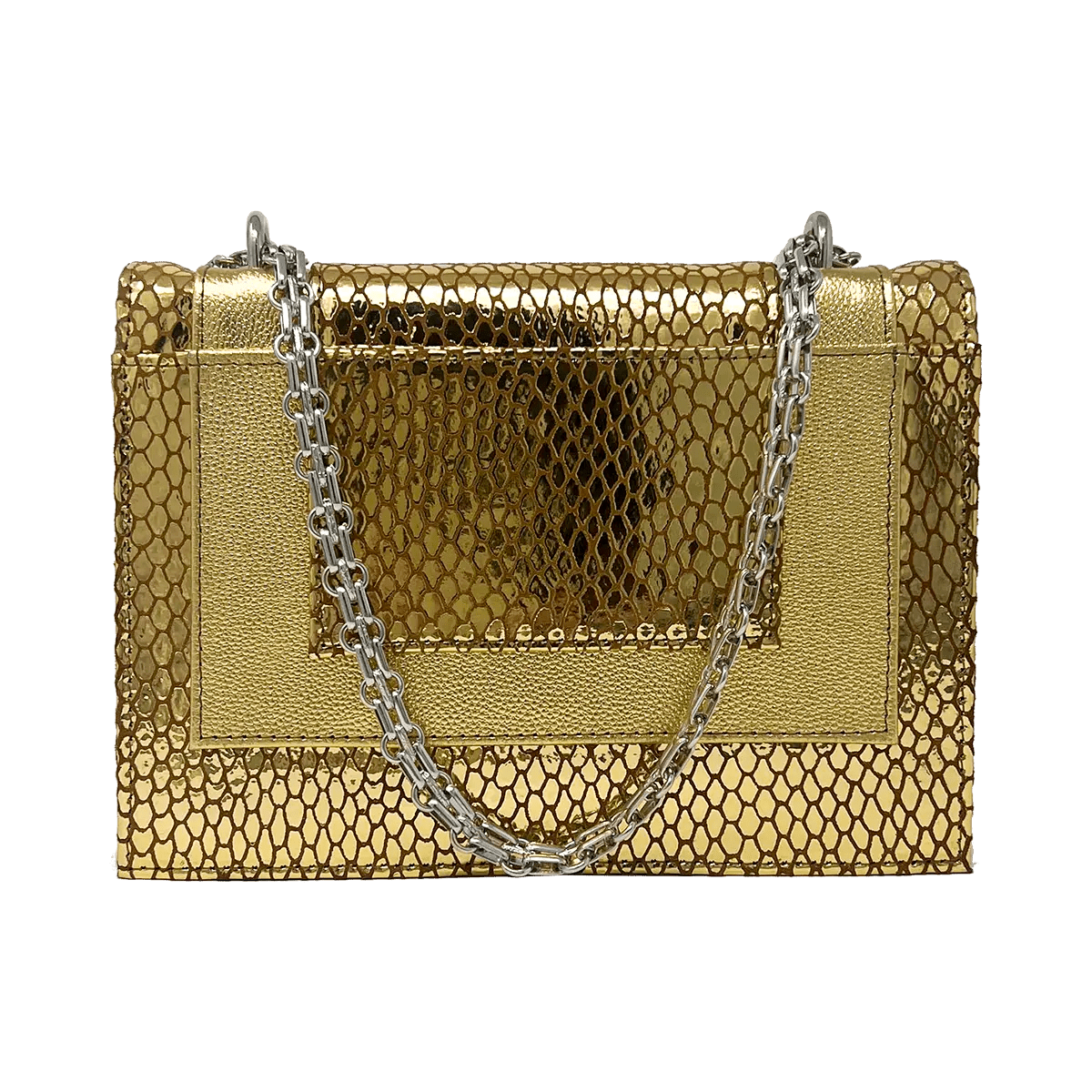 Leather Chain Strap Crossbody Bag for Women