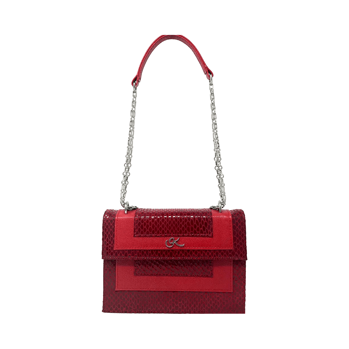 Leather Chain Strap Crossbody Bag for Women