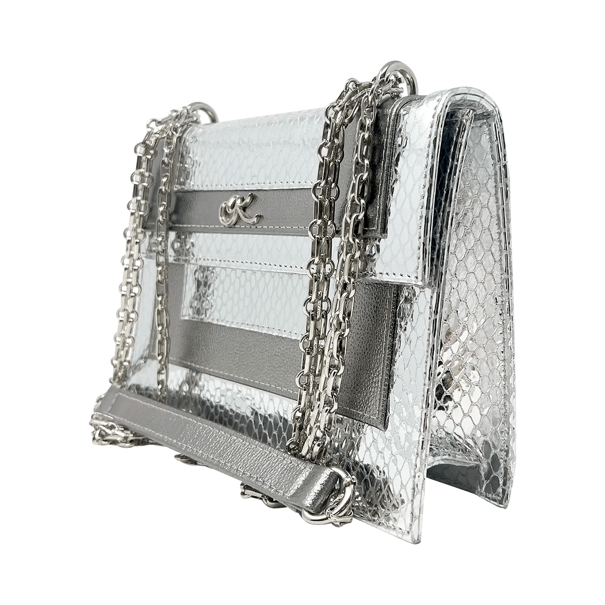 Leather Chain Strap Crossbody Bag for Women