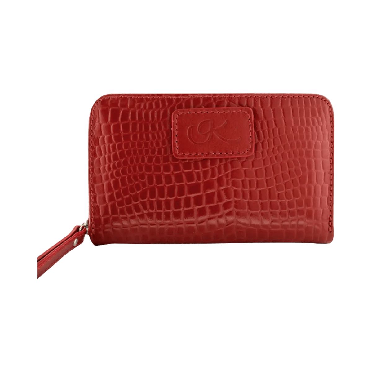 Small Print Leather Wallet