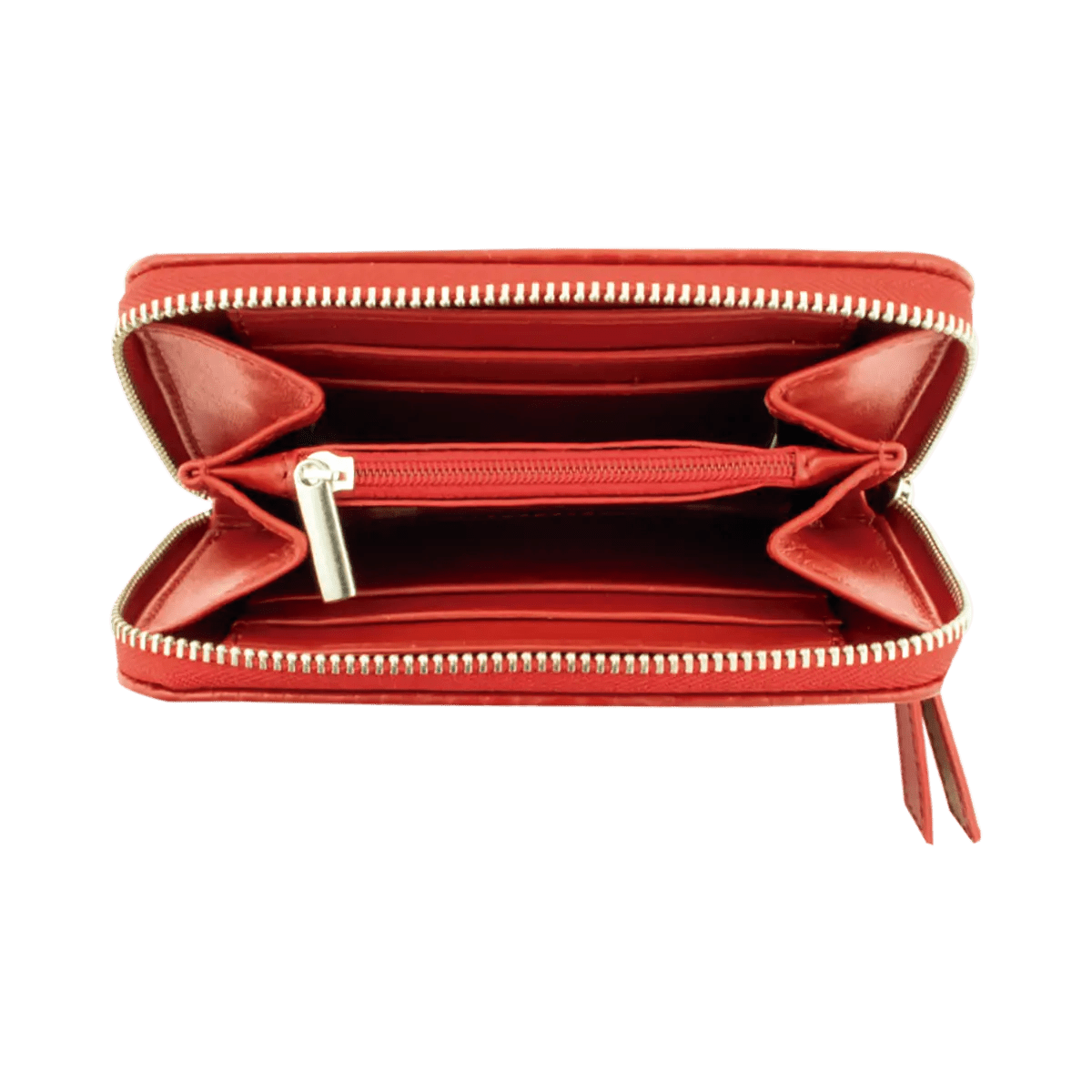 Small Print Leather Wallet