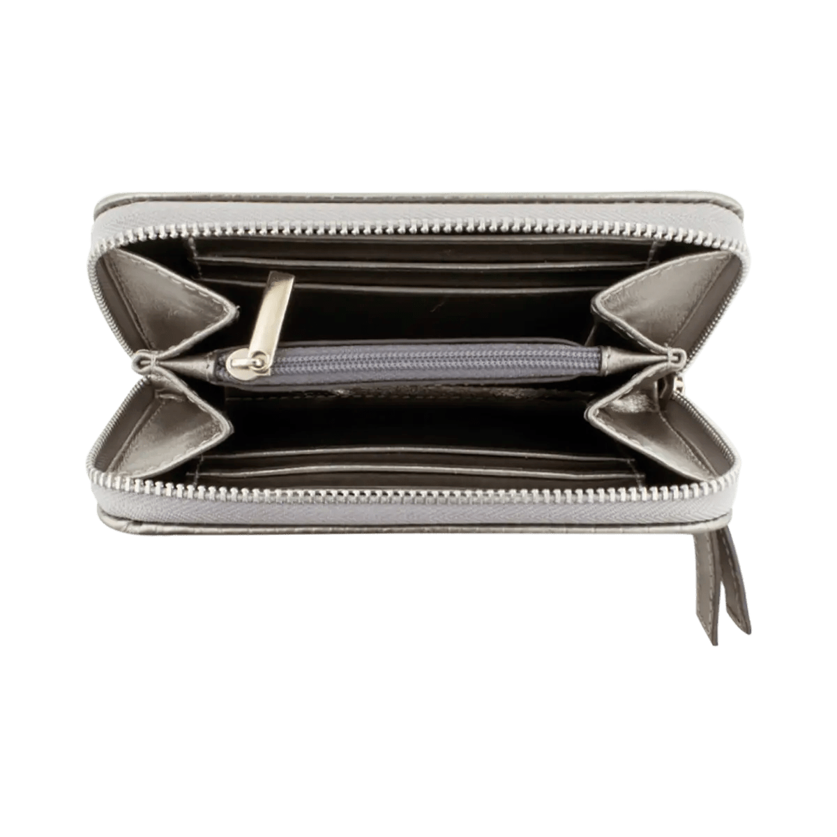 Small Print Leather Wallet