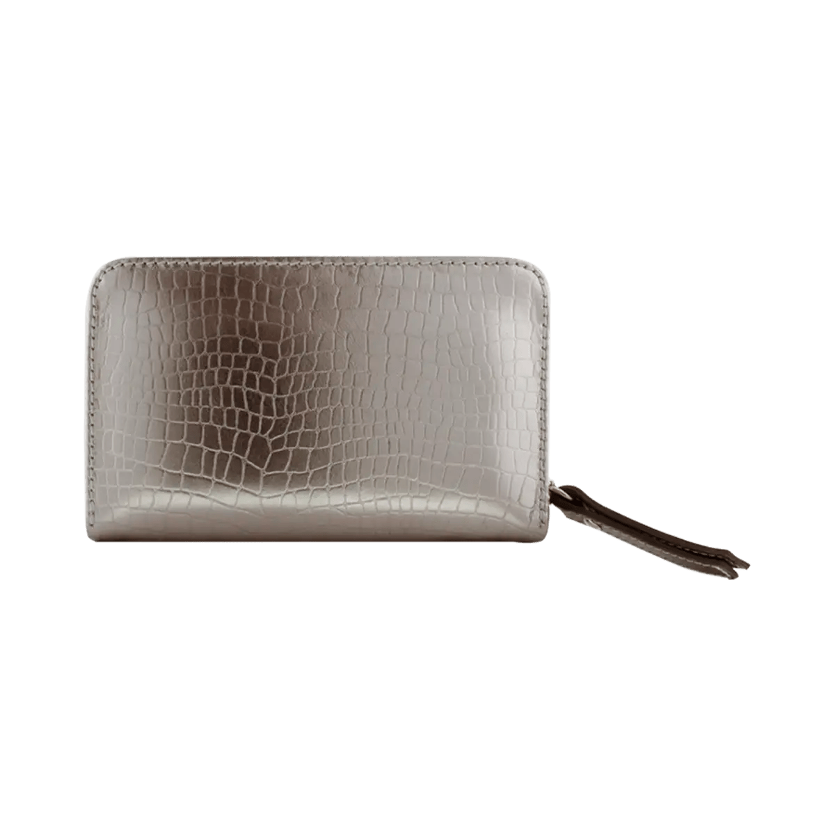 Small Print Leather Wallet