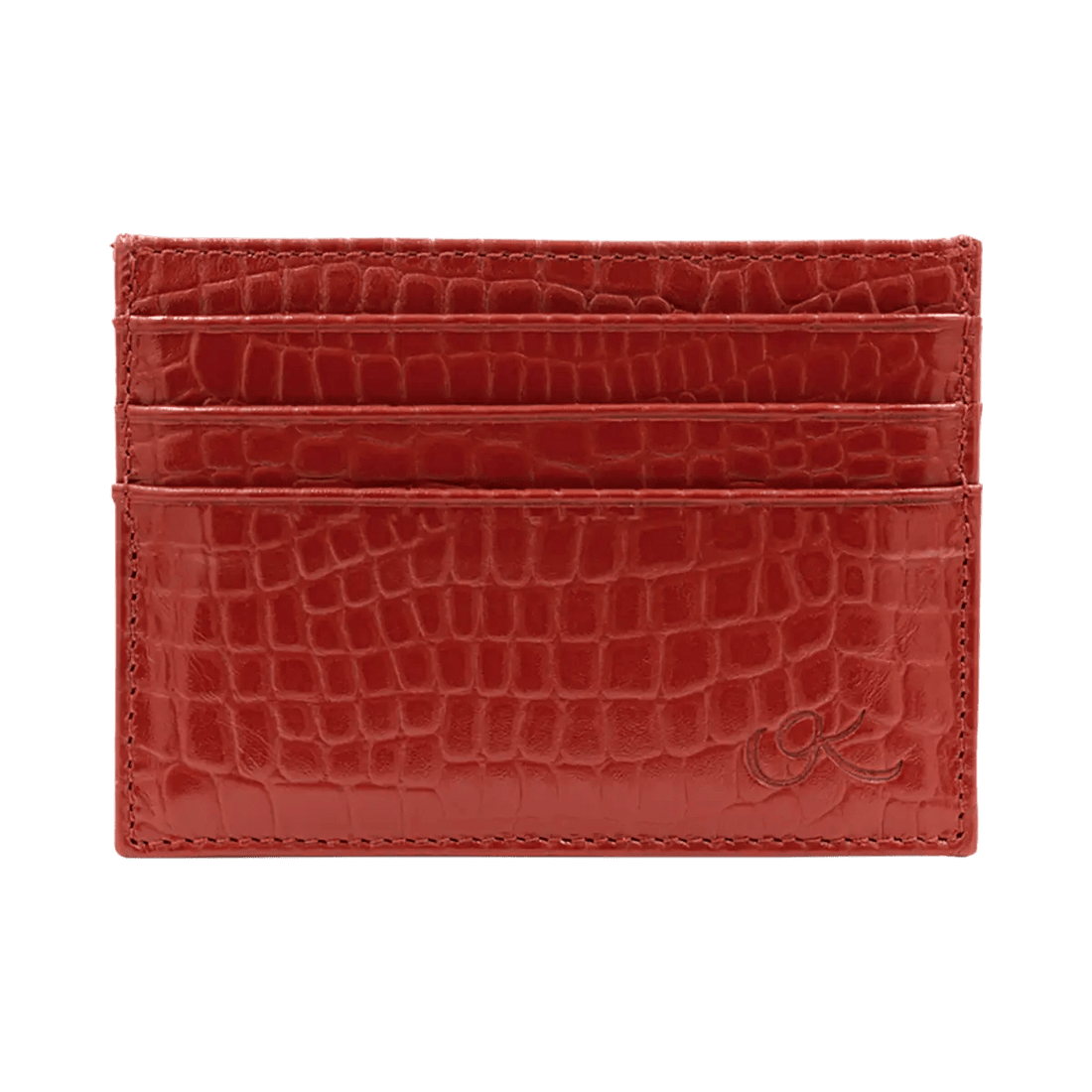 Small Small Leather Print Wallet