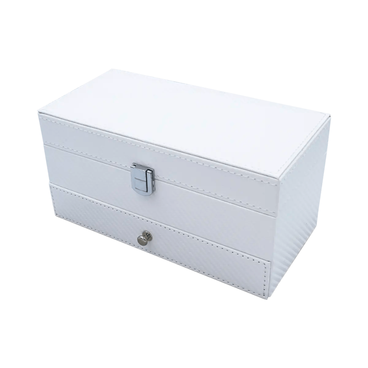 Large Vinyl Jewlery And Watch Box For Men And Women
