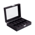 Large Black Vinyl Watch Holder That Holds 10 Watches