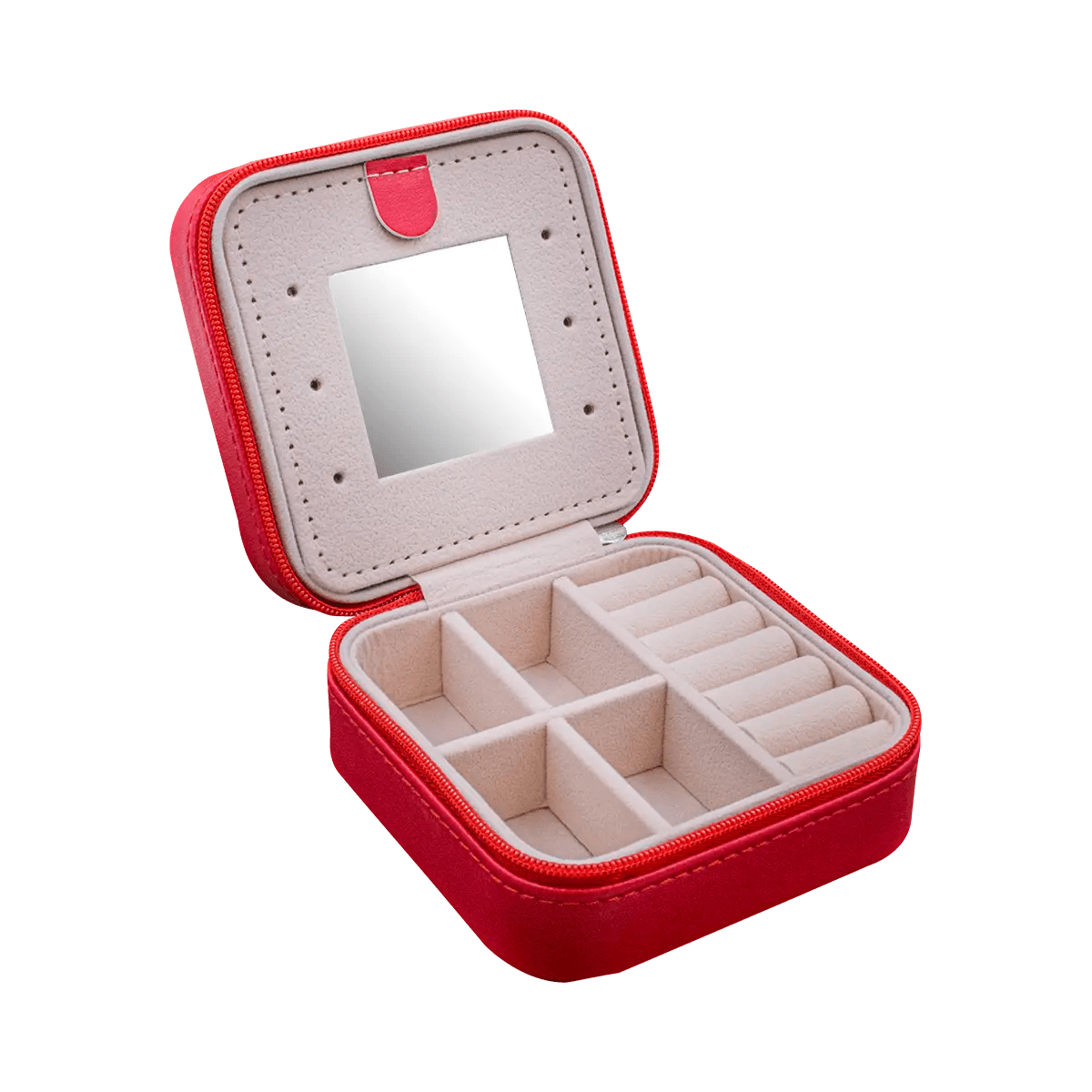 Mini Traveler Jewellery Organizer - Red