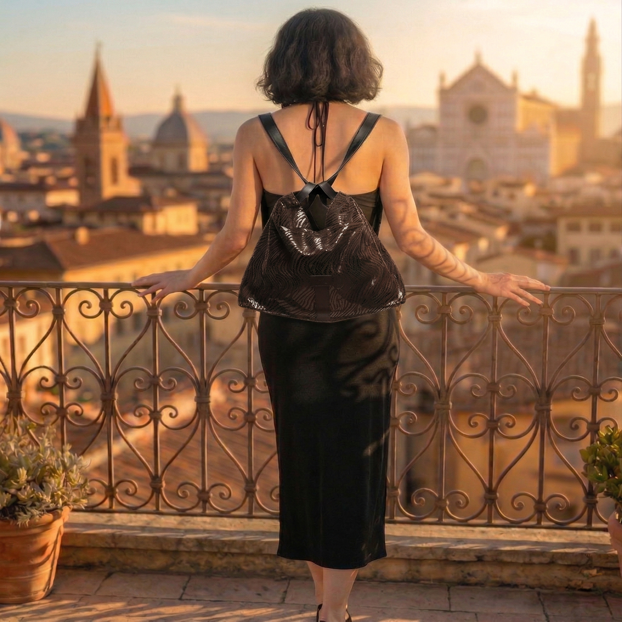 Backpack | Leather Convertible Backpack & Shoulder Bag