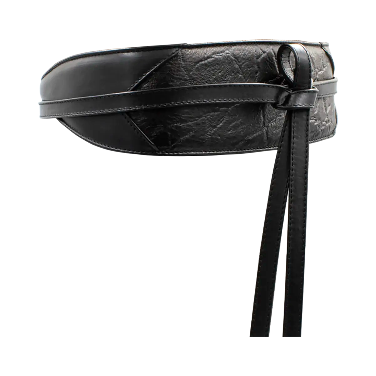 Large Leather Print Wrap-Around Belt For Women