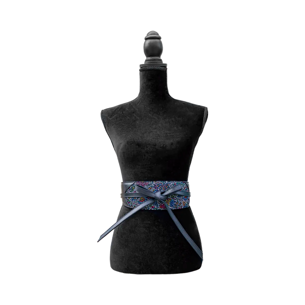 Large Leather Print Wrap-Around Belt For Women