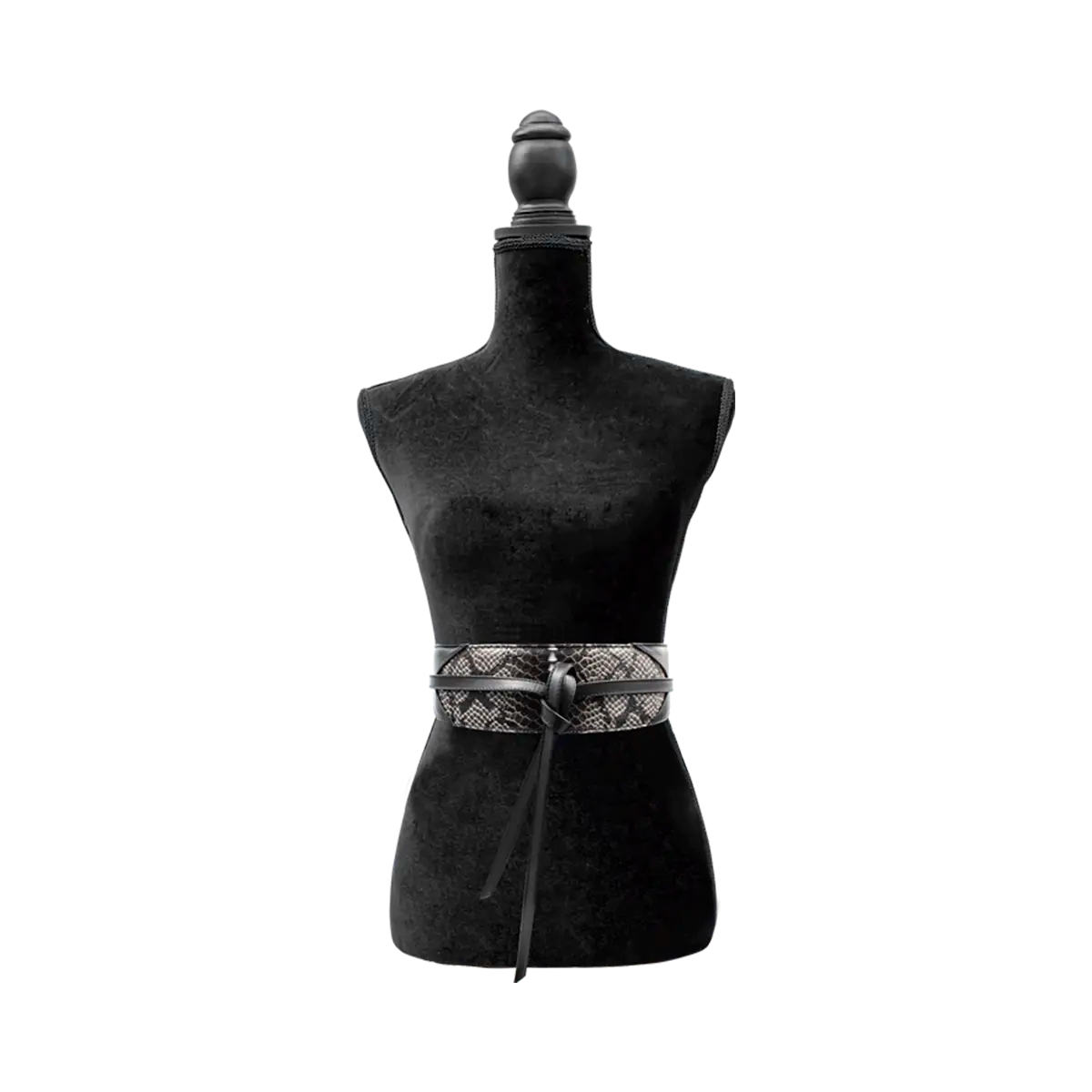 Large Leather Print Wrap-Around Belt For Women