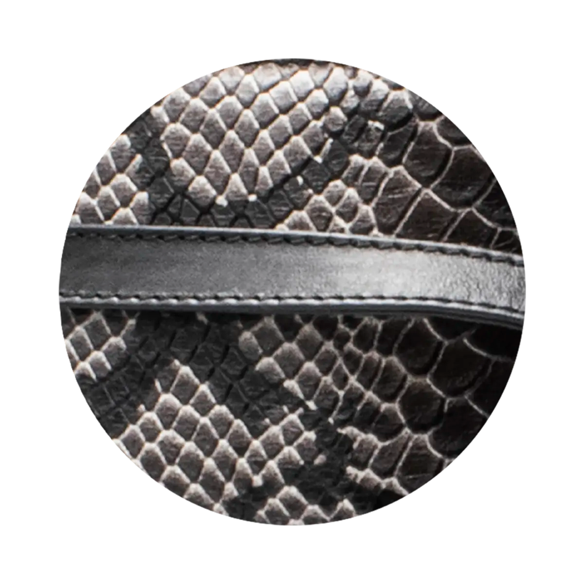 Large Leather Print Wrap-Around Belt For Women