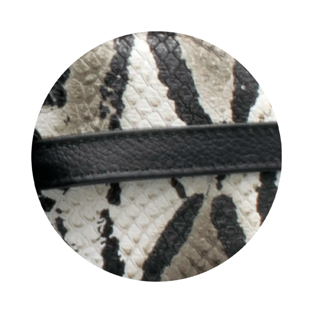 Large Leather Print Wrap-Around Belt For Women