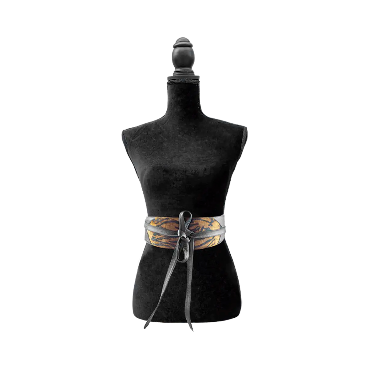 Large Leather Print Wrap-Around Belt For Women