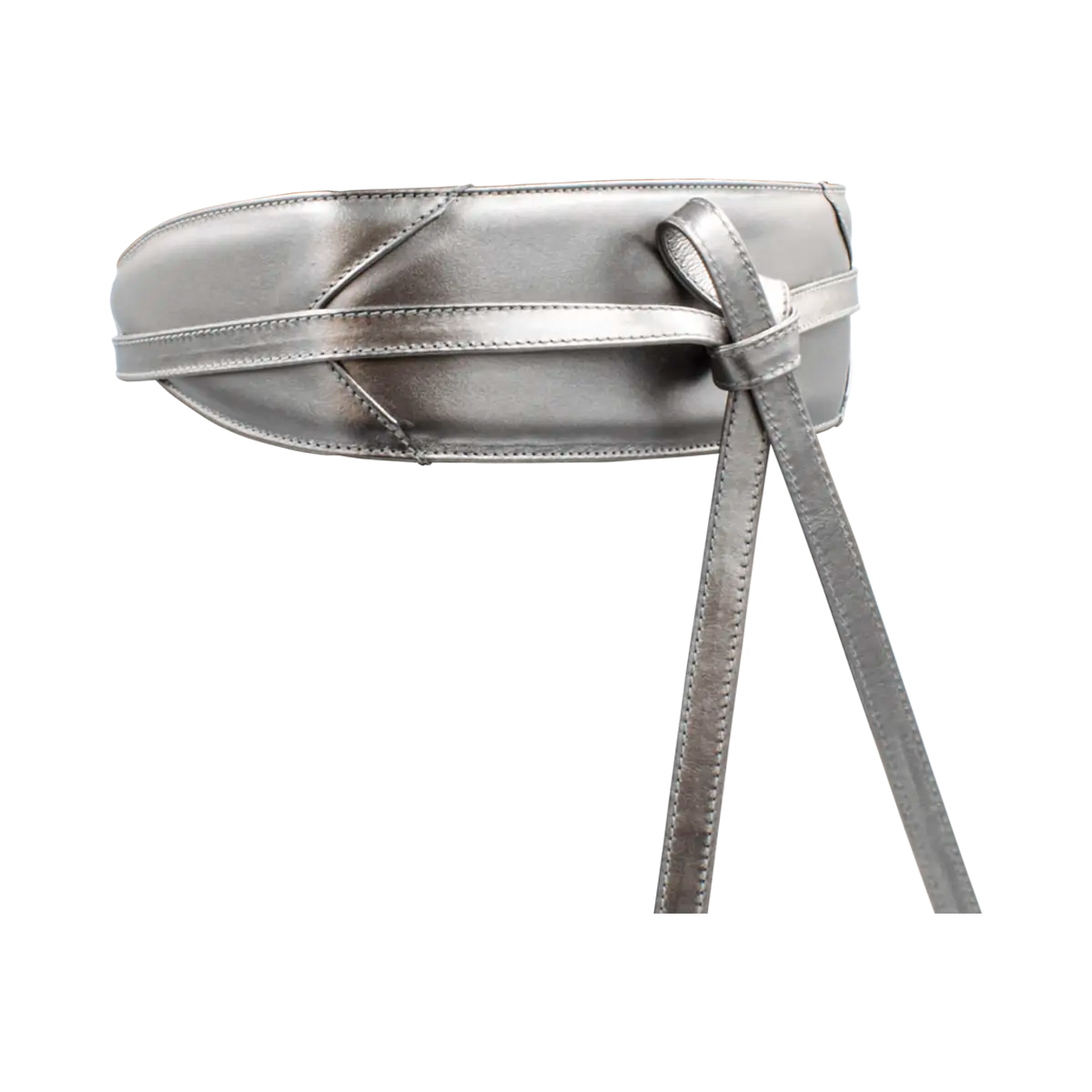 Large Leather Print Wrap-Around Belt For Women