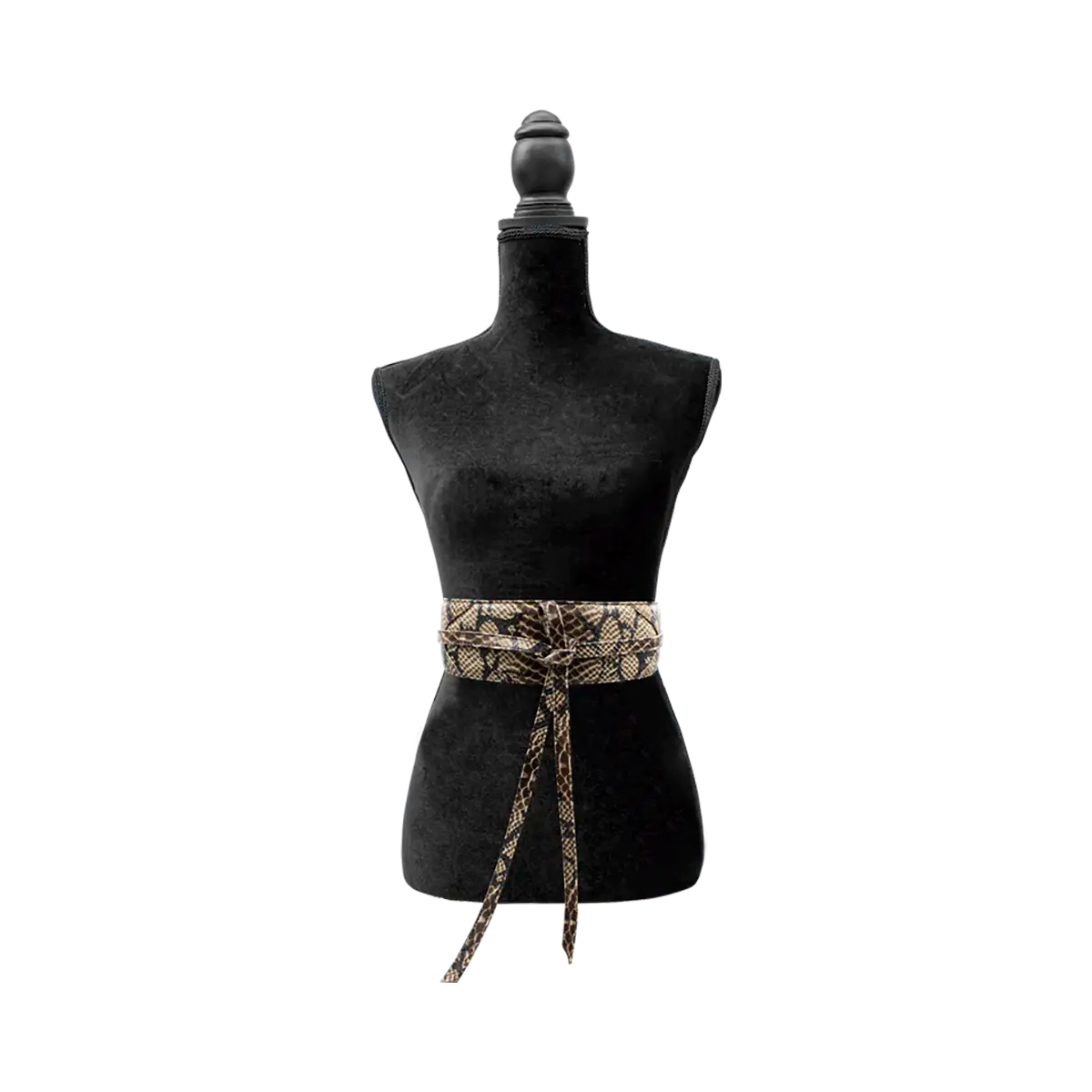 Large Leather Print Wrap-Around Belt For Women