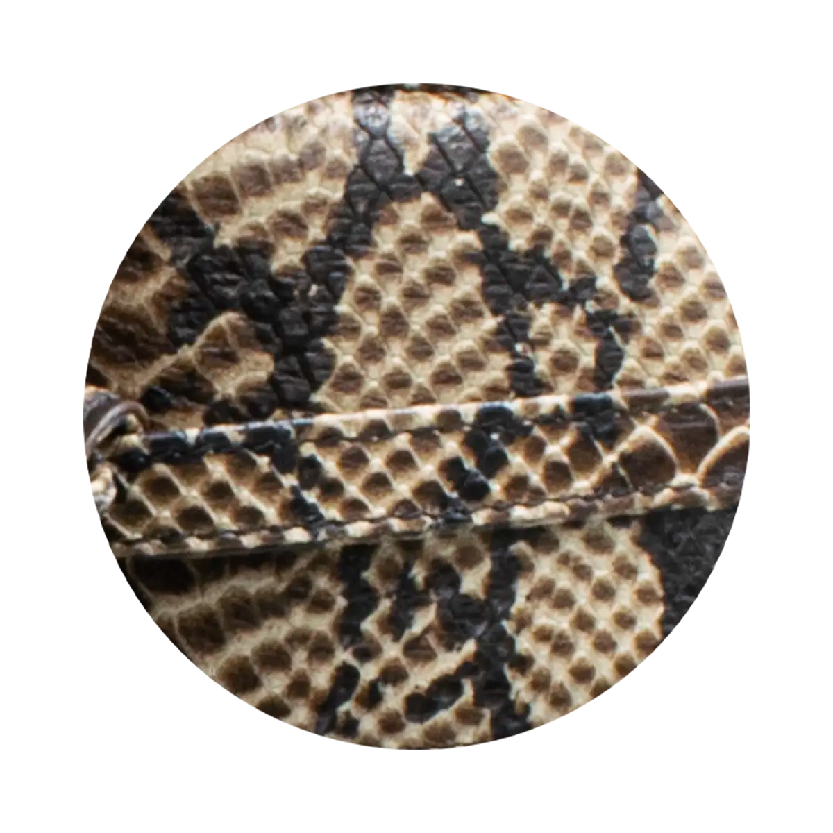 Large Leather Print Wrap-Around Belt For Women