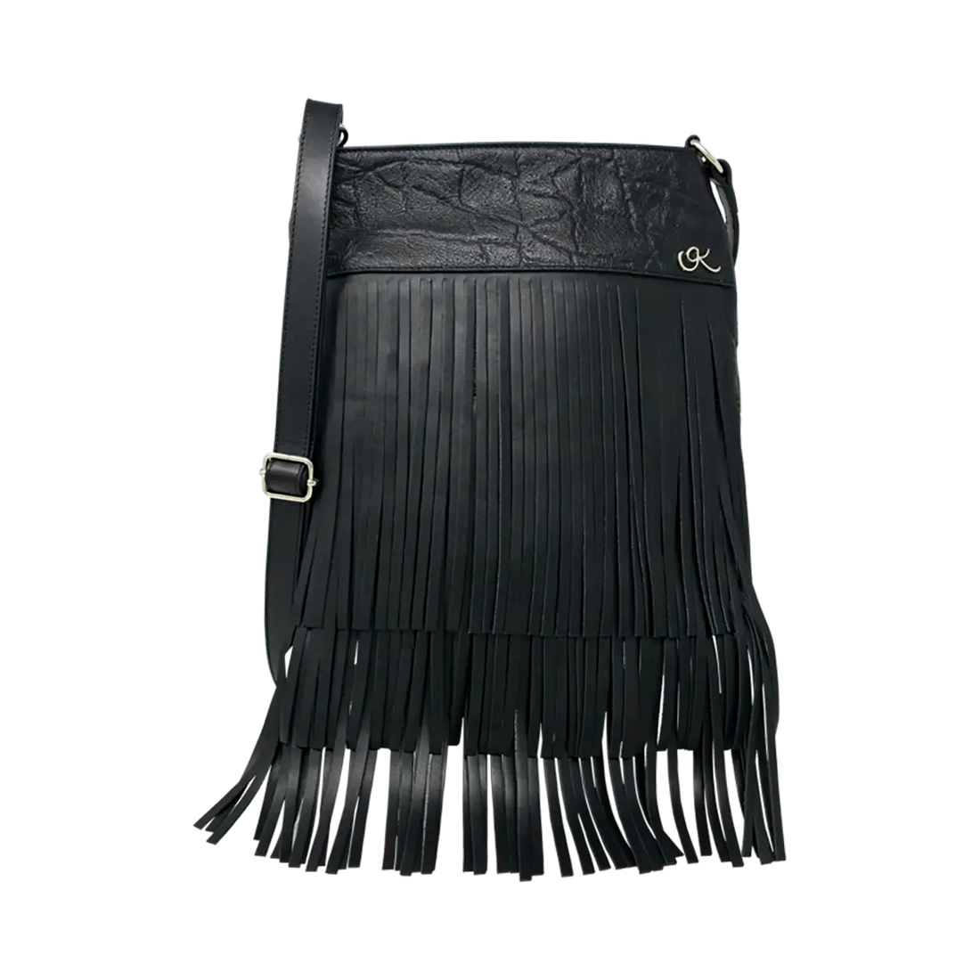 Leather Fringe Shoulder Bag