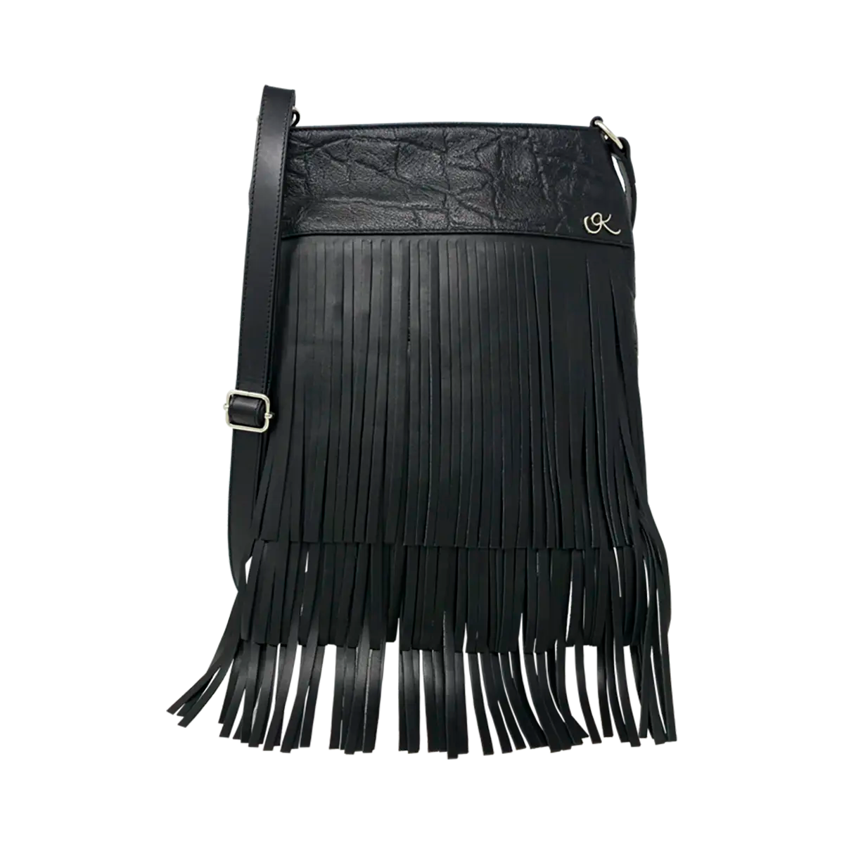 Leather Fringe Shoulder Bag