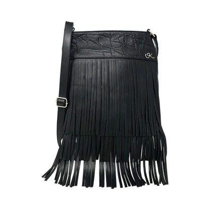 Leather Fringe Shoulder Bag