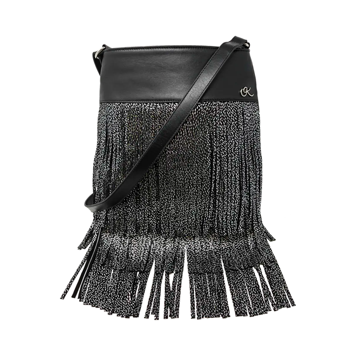 Leather Fringe Shoulder Bag