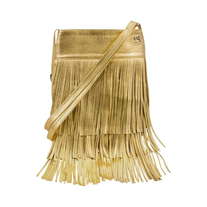 Leather Fringe Shoulder Bag