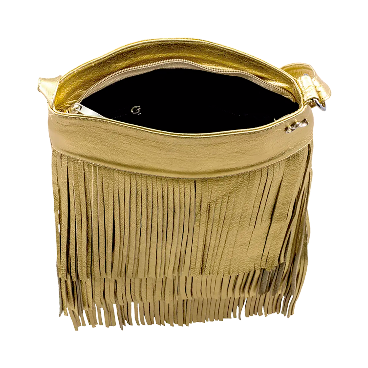 Leather Fringe Shoulder Bag