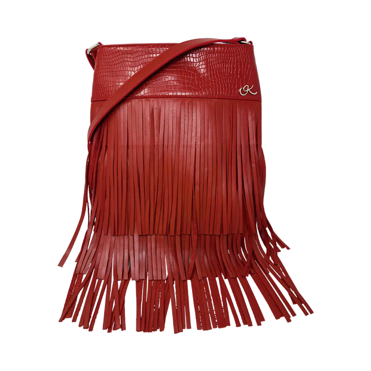 Leather Fringe Shoulder Bag