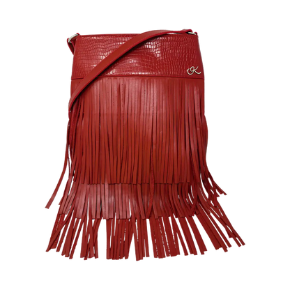 Leather Fringe Shoulder Bag