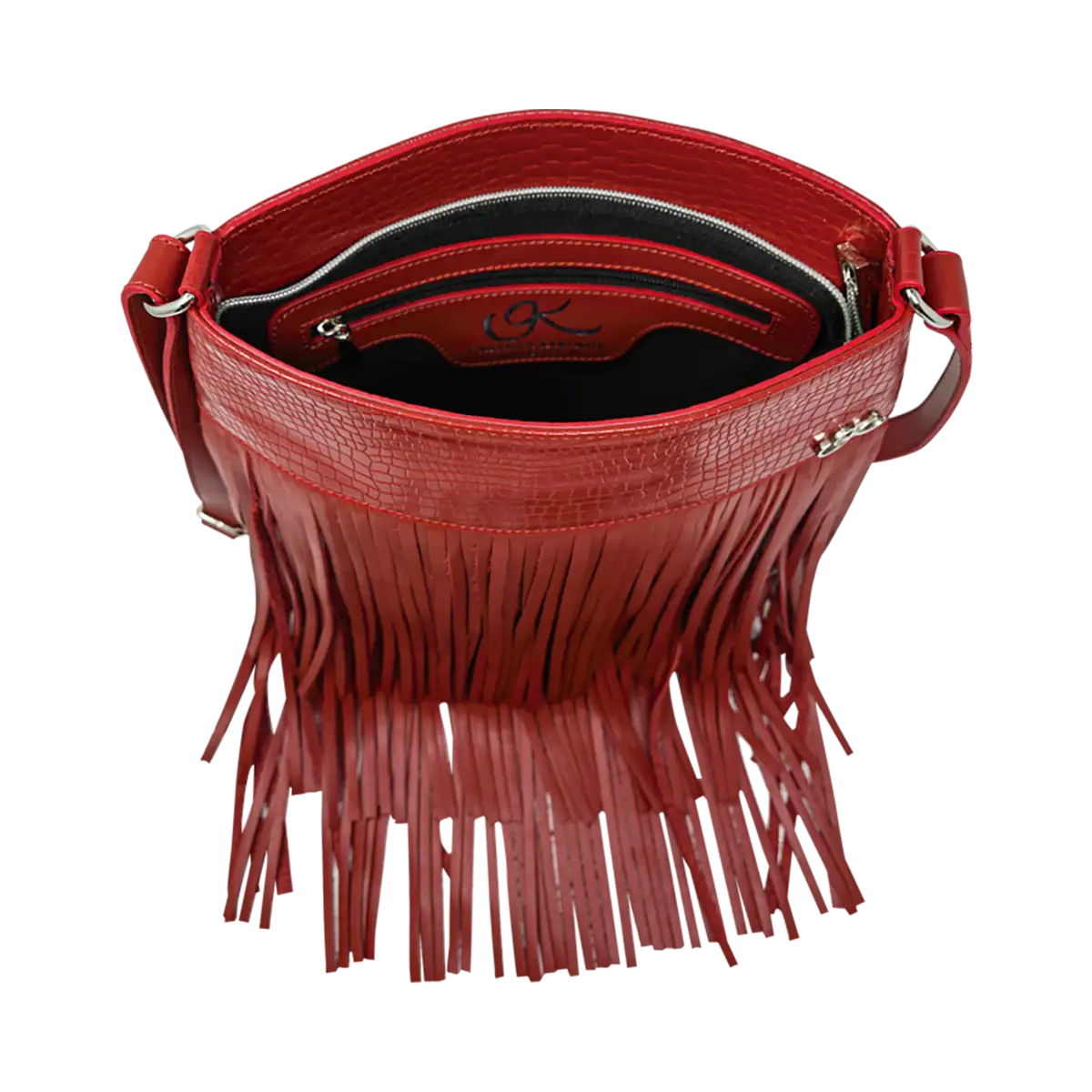 Leather Fringe Shoulder Bag