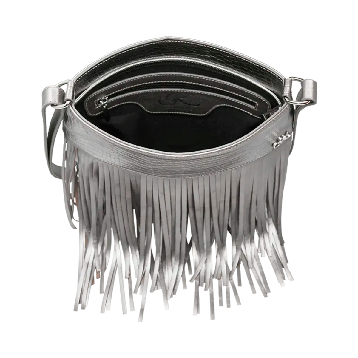 Leather Fringe Shoulder Bag