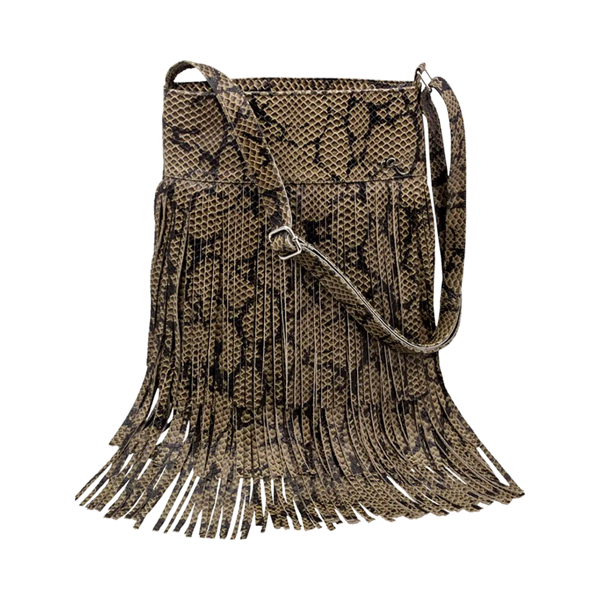 Leather Fringe Shoulder Bag