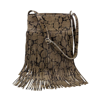 Leather Fringe Shoulder Bag