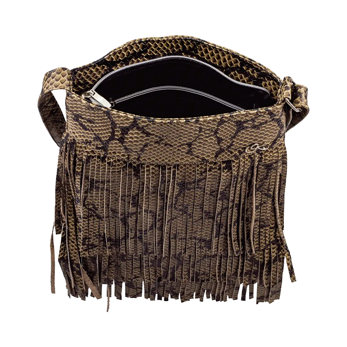 Leather Fringe Shoulder Bag