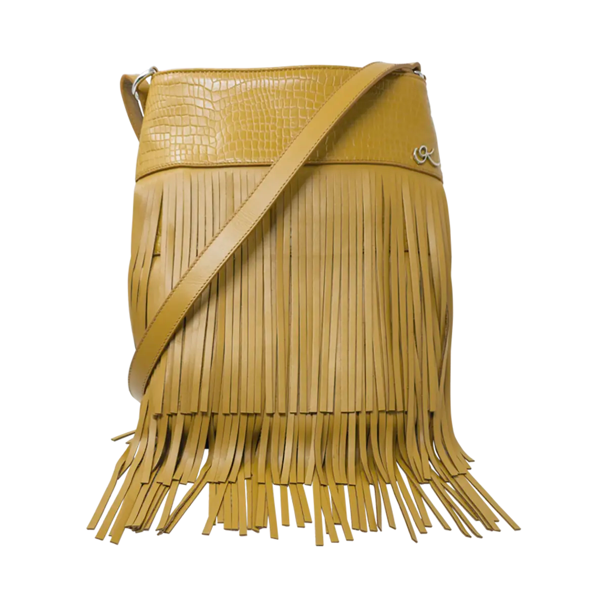 Leather Fringe Shoulder Bag