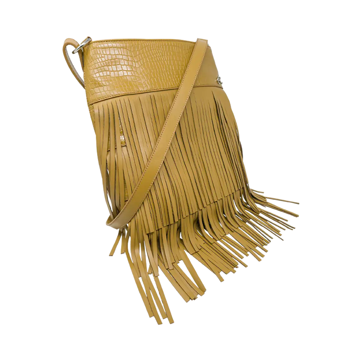 Leather Fringe Shoulder Bag