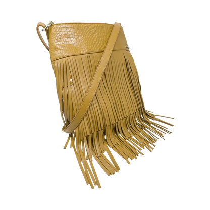 Leather Fringe Shoulder Bag