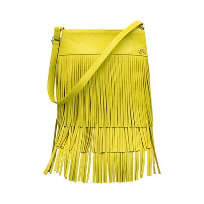 Leather Fringe Shoulder Bag