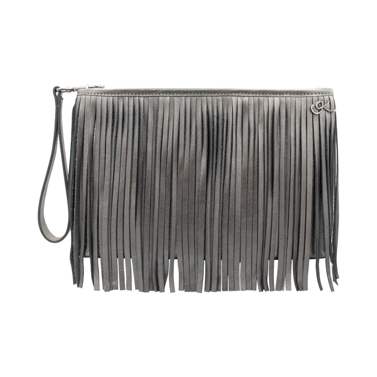 Small Leather Crossbody Bag With Fringe